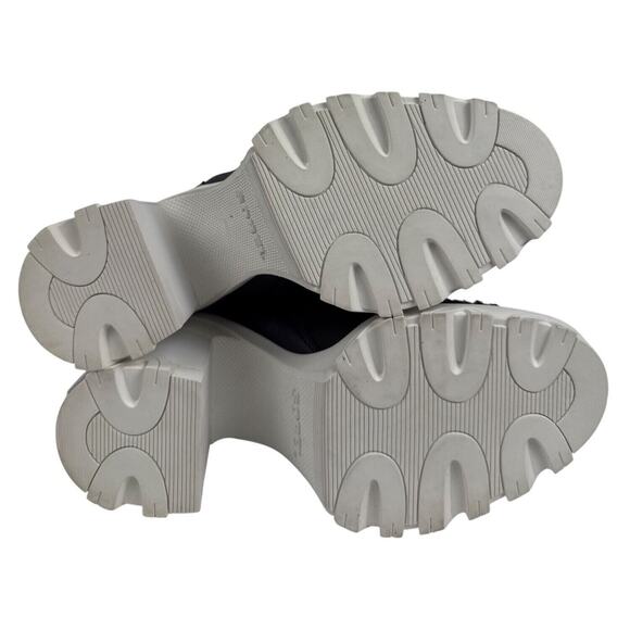 Sorel Brex Heel Cozy Lace Bootie Womens 5.5 Black Leather Faux Shearling - Picture 10 of 11